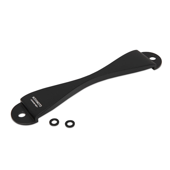 Mishimoto Subaru CNC Battery Tie-Down - Black - Bull Strap