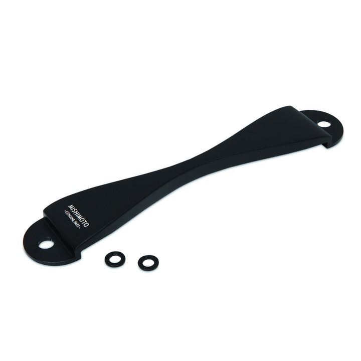 Mishimoto Subaru CNC Battery Tie-Down - Black - Bull Strap