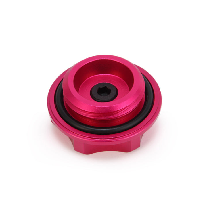 Mishimoto Subaru Oil FIller Cap - Pink - Bull Strap