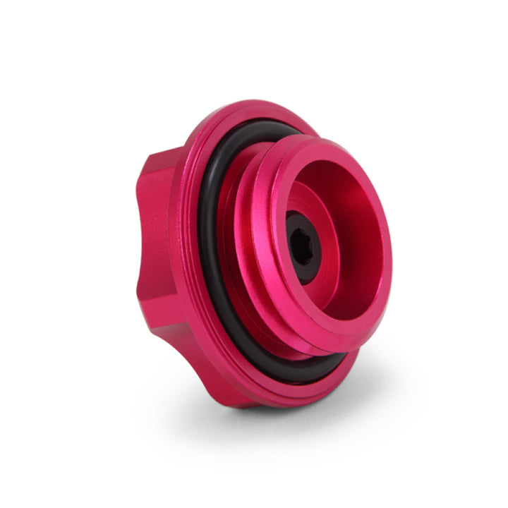 Mishimoto Subaru Oil FIller Cap - Pink - Bull Strap