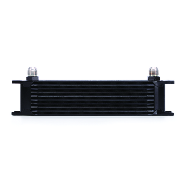 Mishimoto Universal 10 Row Oil Cooler - Black - Bull Strap
