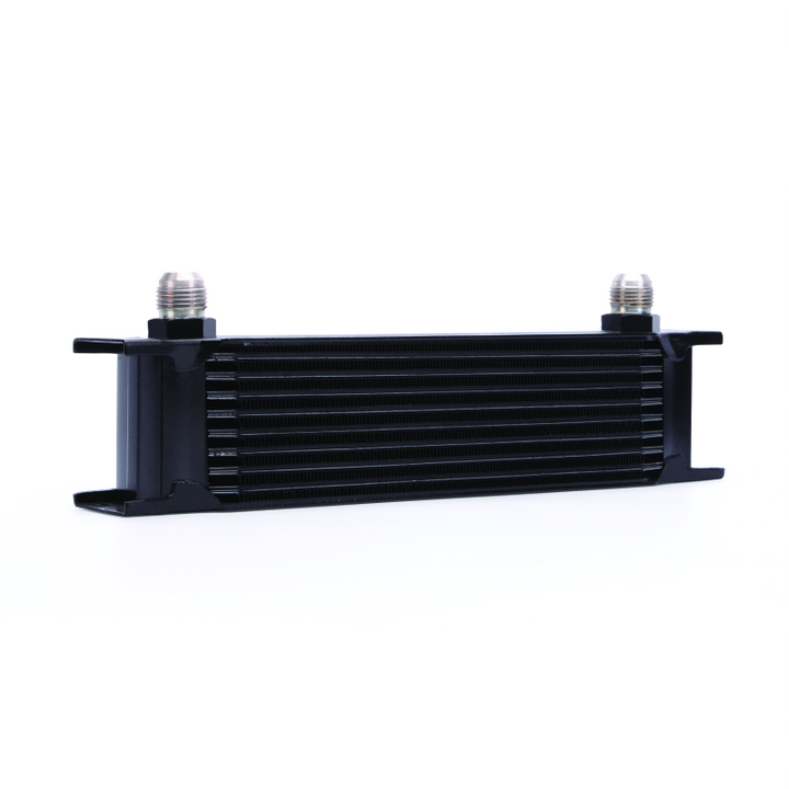 Mishimoto Universal 10 Row Oil Cooler - Black - Bull Strap
