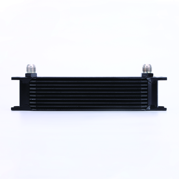 Mishimoto Universal 10 Row Oil Cooler - Black - Bull Strap