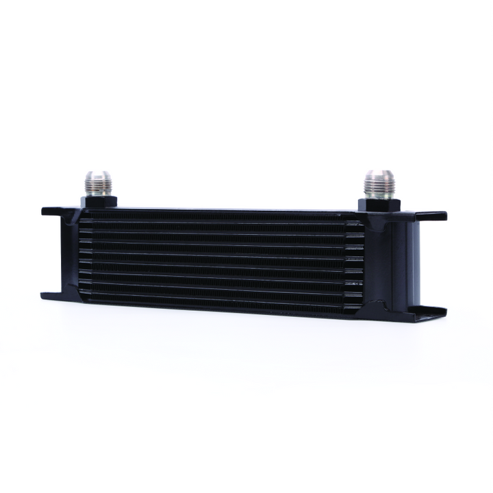Mishimoto Universal 10 Row Oil Cooler - Black - Bull Strap