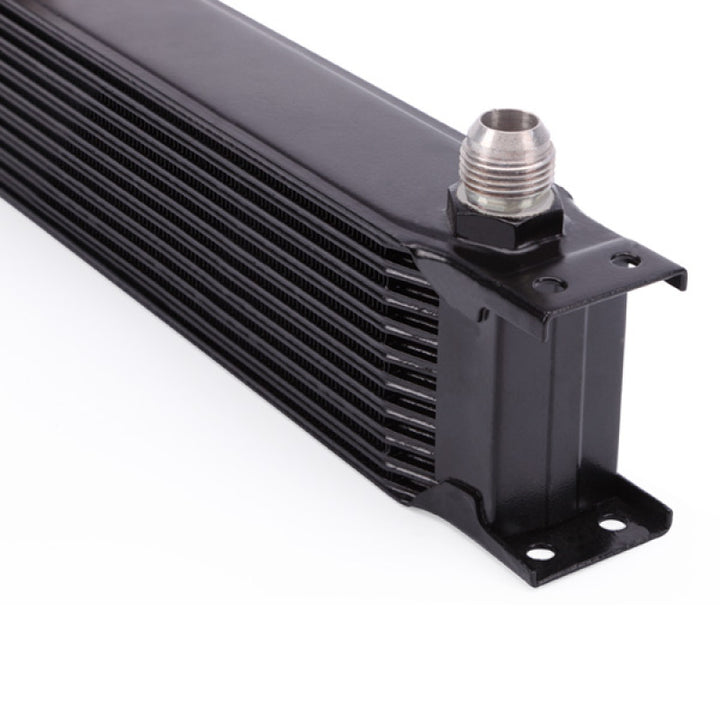 Mishimoto Universal 10 Row Oil Cooler - Black - Bull Strap