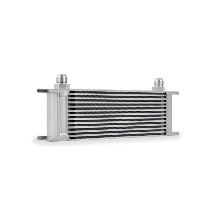 Mishimoto Universal 13-Row Oil Cooler Silver - Bull Strap