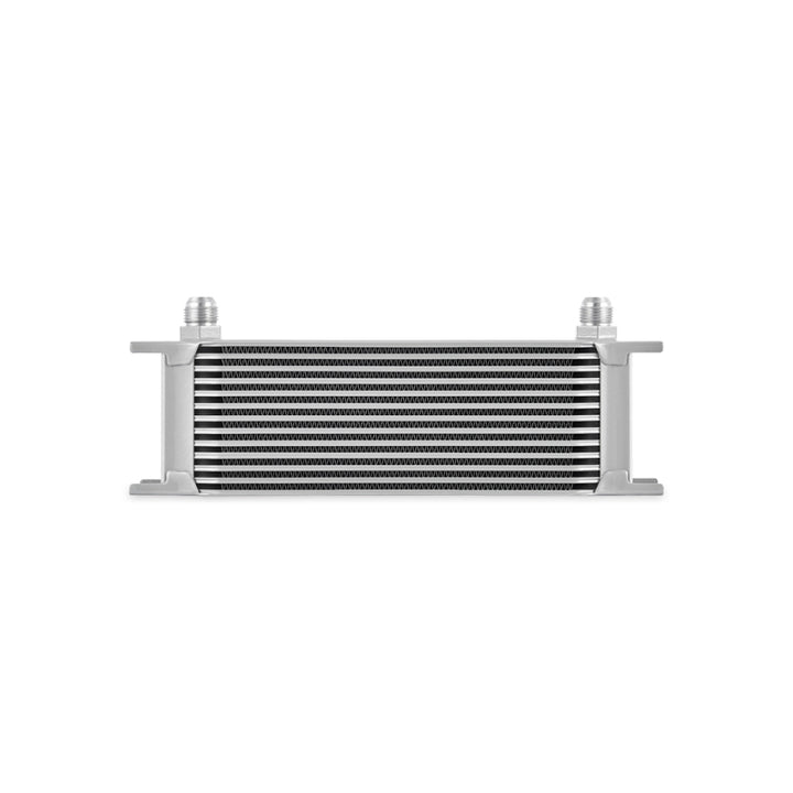 Mishimoto Universal 13-Row Oil Cooler Silver - Bull Strap