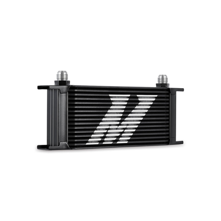 Mishimoto Universal 16 Row Oil Cooler - Black - Bull Strap