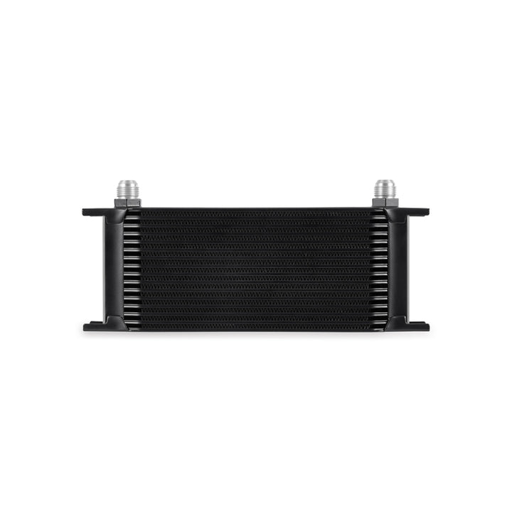 Mishimoto Universal 16 Row Oil Cooler - Black - Bull Strap