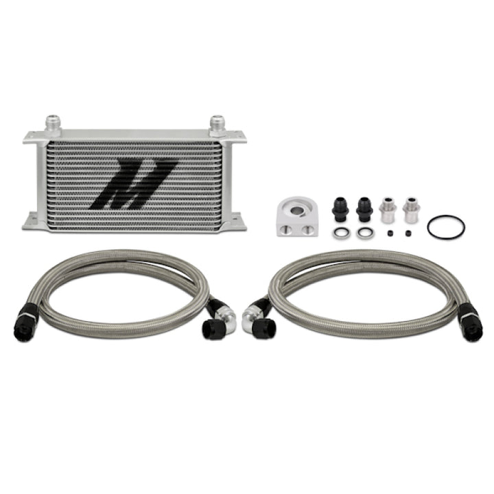 Mishimoto Universal 19 Row Oil Cooler Kit - Bull Strap