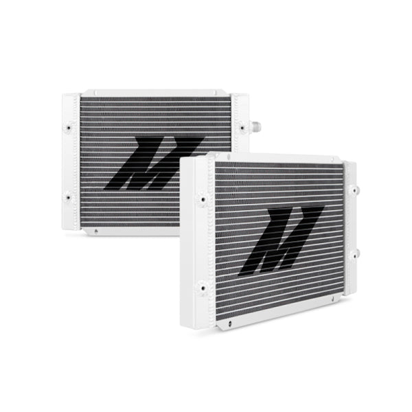 Mishimoto Universal 25 Row Dual Pass Oil Cooler - Bull Strap