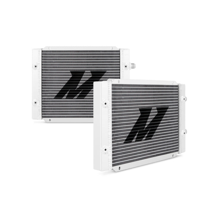 Mishimoto Universal 25 Row Dual Pass Oil Cooler - Bull Strap