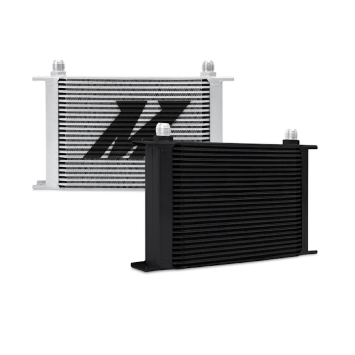 Mishimoto Universal 25 Row Oil Cooler - Black - Bull Strap