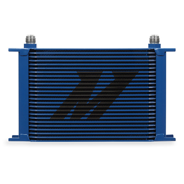 Mishimoto Universal 25 Row Oil Cooler - Blue - Bull Strap