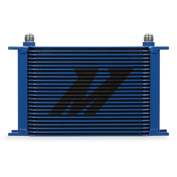 Mishimoto Universal 25 Row Oil Cooler - Blue - Bull Strap