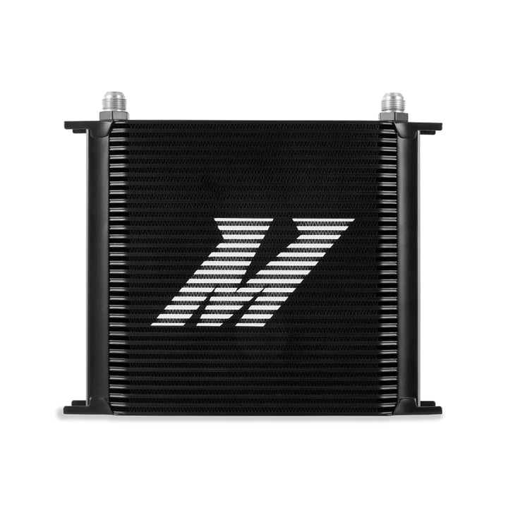 Mishimoto Universal 34 Row Oil Cooler - Black - Bull Strap