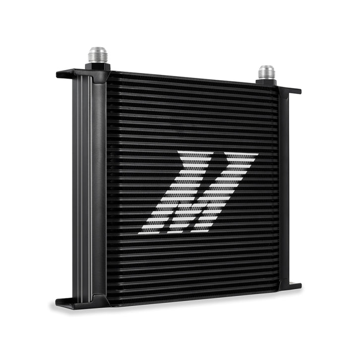 Mishimoto Universal 34 Row Oil Cooler - Black - Bull Strap