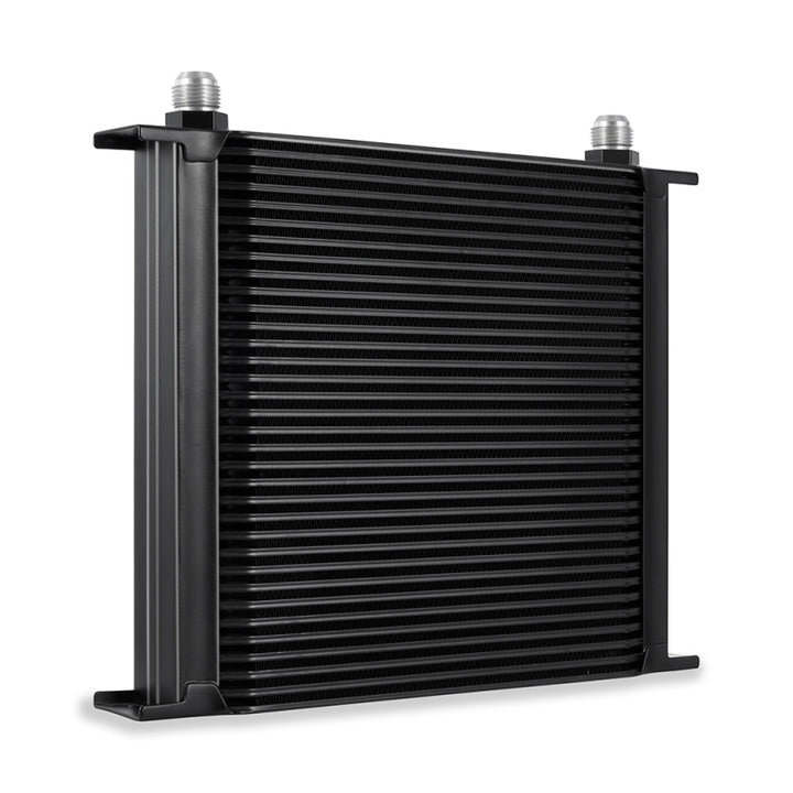 Mishimoto Universal 34 Row Oil Cooler - Black - Bull Strap