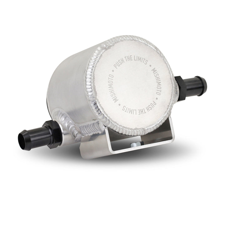 Mishimoto Universal Aluminum Coolant Expansion Tank - Brushed - Bull Strap