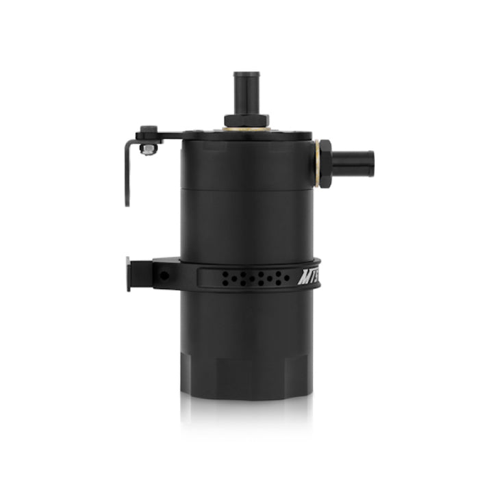 Mishimoto Universal Baffled Oil Catch Can - Black - Bull Strap