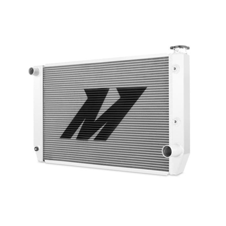 Mishimoto Universal Circle Track Radiator 31in x 19in x 3in Manual & Automatic Radiator - Bull Strap