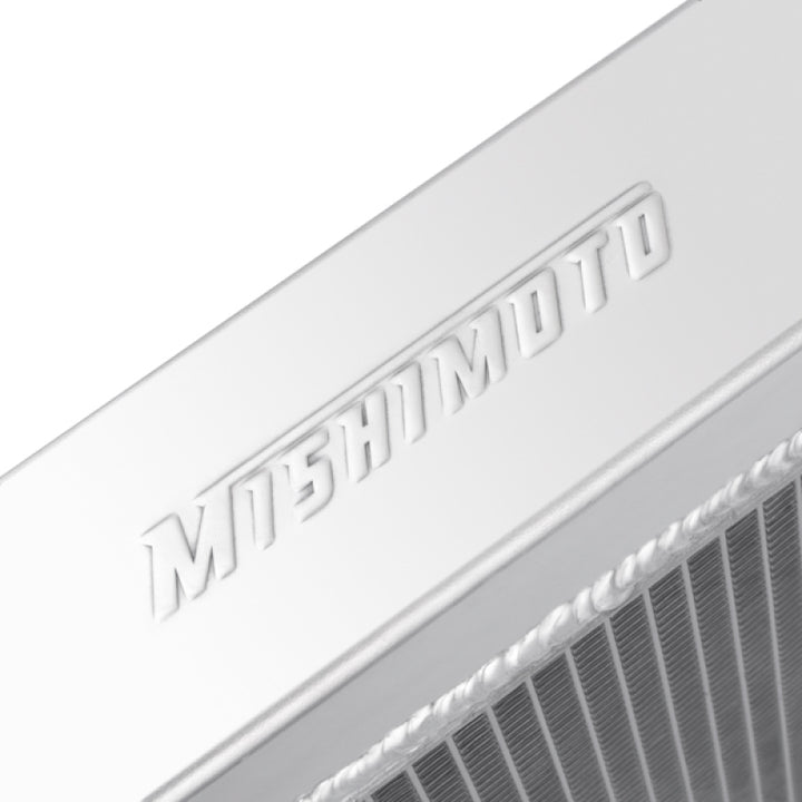 Mishimoto Universal Dual Pass Race Radiator 27x19x3 Inches Aluminum Radiator - Bull Strap