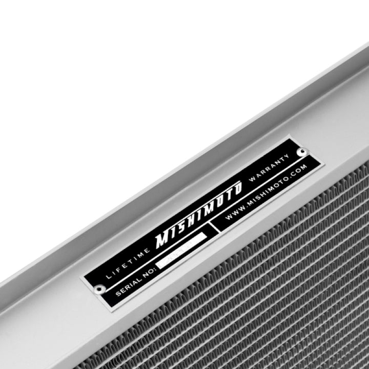 Mishimoto Universal Dual Pass Race Radiator 27x19x3 Inches Aluminum Radiator - Bull Strap