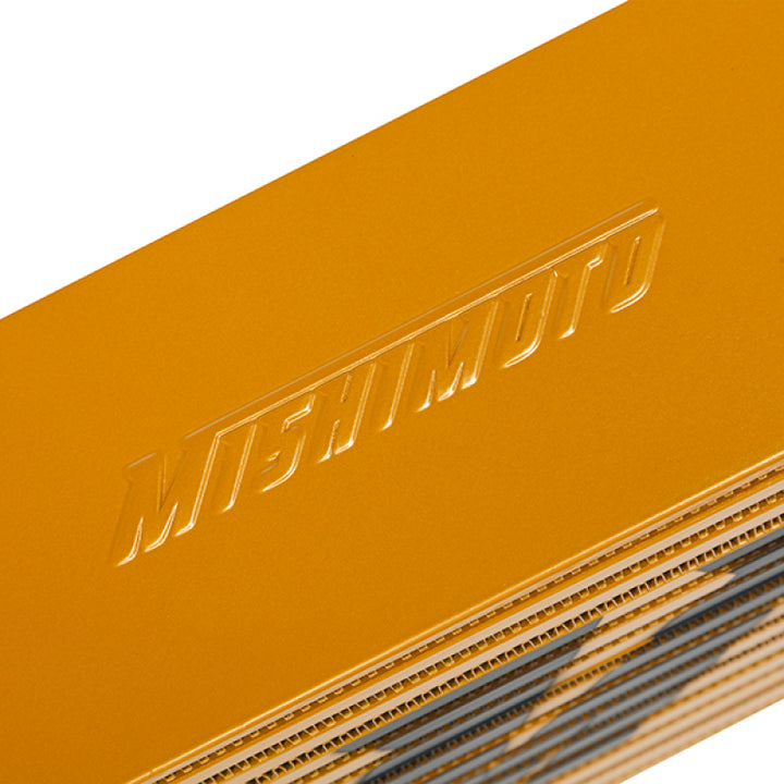 Mishimoto Universal Intercooler - J-Line Gold - Bull Strap