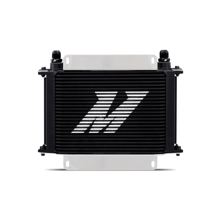Mishimoto Universal Oil Cooler Kit 25-Row Cooler and 1x 8in Fan - Bull Strap
