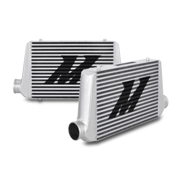 Mishimoto Universal Silver G Line Bar & Plate Intercooler Overall Size: 24.5x11.75x3 Core Size: 17.5 - Bull Strap