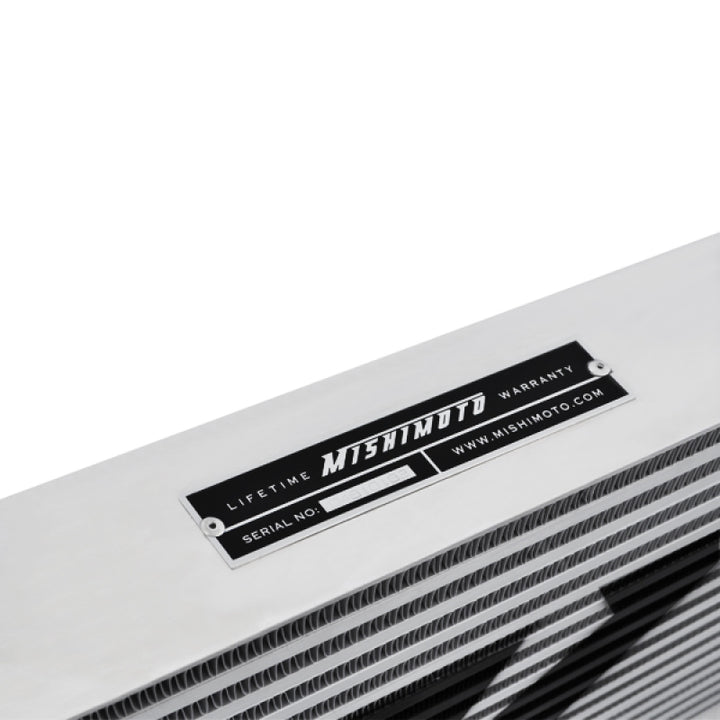 Mishimoto Universal Silver S Line Intercooler Overall Size: 31x12x3 Core Size: 23x12x3 Inlet /Outlet - Bull Strap