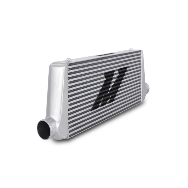 Mishimoto Universal Silver S Line Intercooler Overall Size: 31x12x3 Core Size: 23x12x3 Inlet /Outlet - Bull Strap