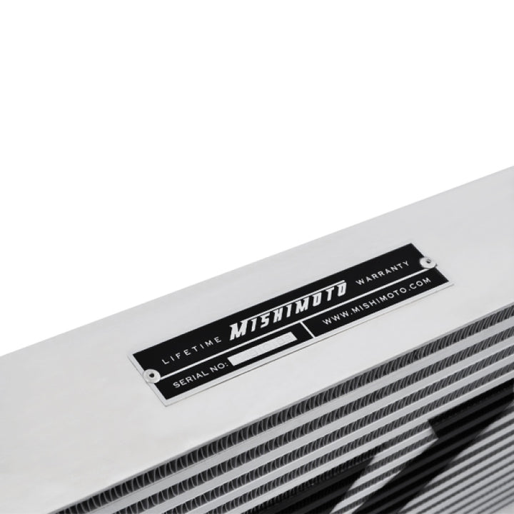 Mishimoto Universal Silver S Line Intercooler Overall Size: 31x12x3 Core Size: 23x12x3 Inlet /Outlet - Bull Strap