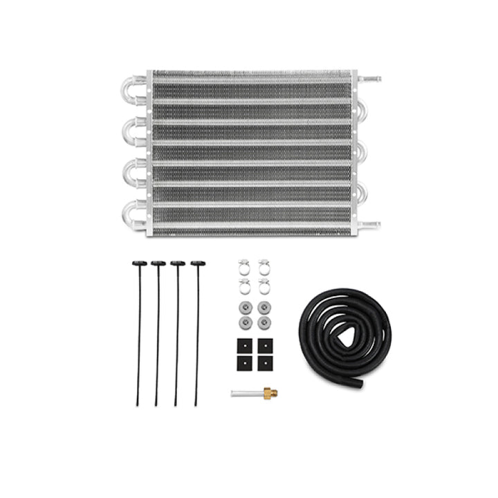 Mishimoto Universal Transmission Fluid Cooler - 12in x 10in x .75in - Bull Strap