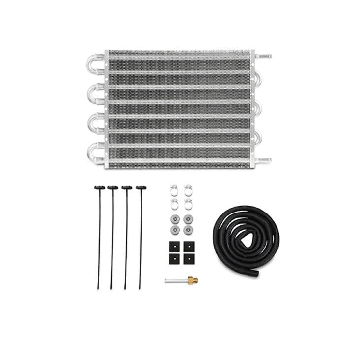Mishimoto Universal Transmission Fluid Cooler - 12in x 10in x .75in - Bull Strap