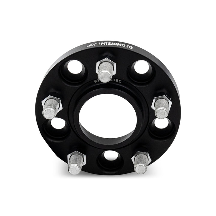 Mishimoto Wheel Spacers - 5x120 - 67.1 - 20 - M14 - Black - Bull Strap