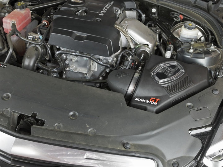aFe Momentum GT Pro DRY S Stage-2 Intake System 13-16 Cadillac ATS L4-2.0L (t) - Bull Strap