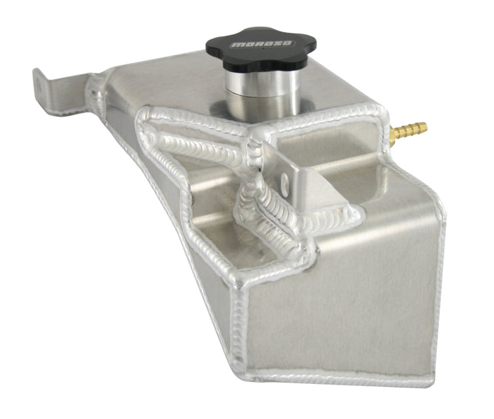 Moroso 90-97 Mazda Miata Coolant Expansion Tank - Direct Bolt-In Replacement - Bull Strap