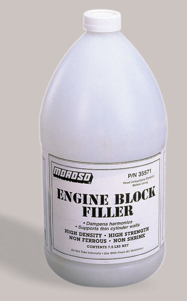 Moroso Engine Block Filler - 1 Gallon - Bull Strap