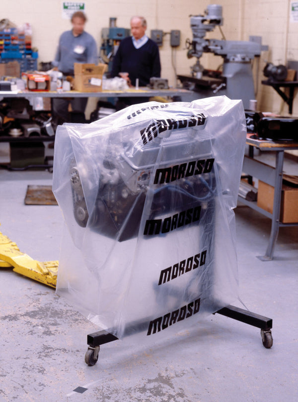 Moroso Engine Storage Bag w/Logo - 47in Tall x 40in Wide x 19-1/2in Deep - Single - Bull Strap