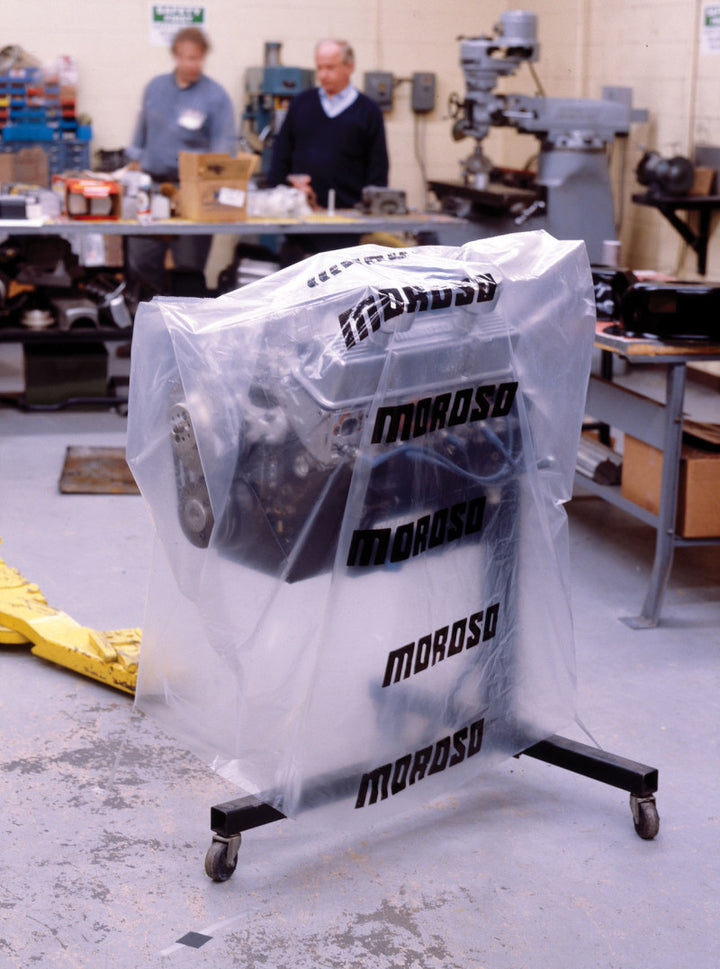 Moroso Engine Storage Bag w/Logo - 47in Tall x 40in Wide x 19-1/2in Deep - Single - Bull Strap