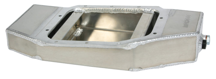 Moroso Nissan SR20 RWD Road Race Baffled Wet Sump 4.75qt Stock Depth Aluminum Oil Pan - Bull Strap