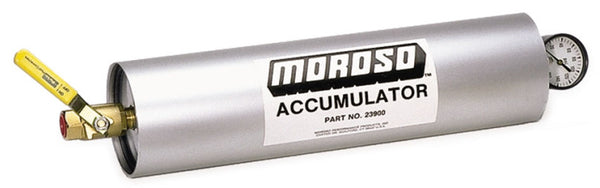 Moroso Oil Accumulator - 3 Quart - 20-1/8in x 4.25in - Bull Strap