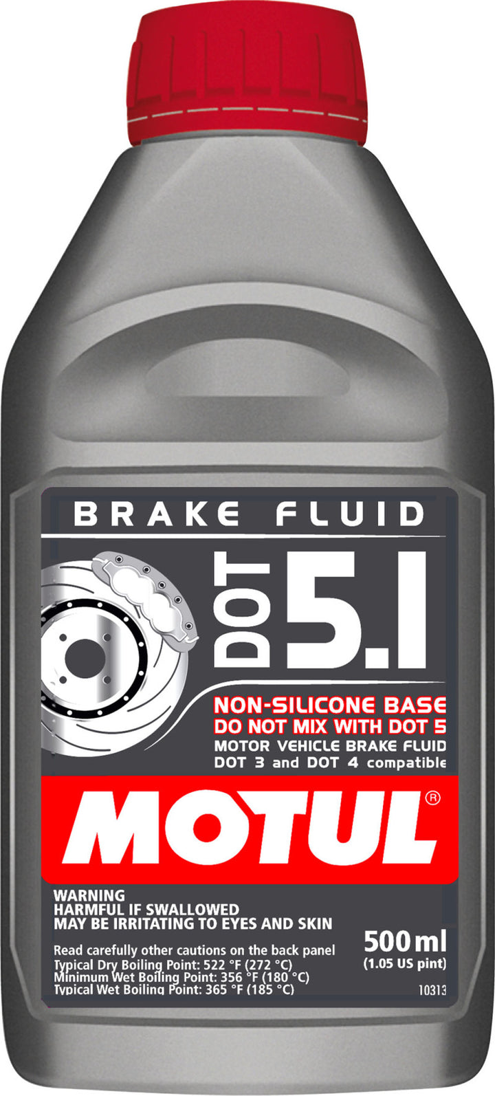 Motul 1/2L Brake Fluid DOT 5.1 - Bull Strap
