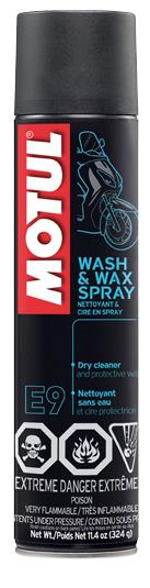 Motul 11.4oz Cleaners WASH & WAX - Body & Paint Cleaner - Bull Strap