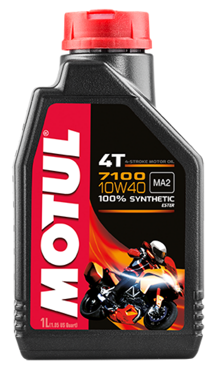 Motul 1L 7100 4-Stroke Engine Oil 10W40 4T - Bull Strap