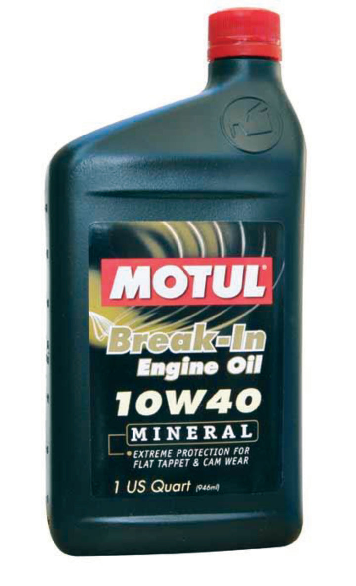 Motul 1L Classic BREAK-IN OIL 10W40 (Part# mot2810QTA) - Bull Strap