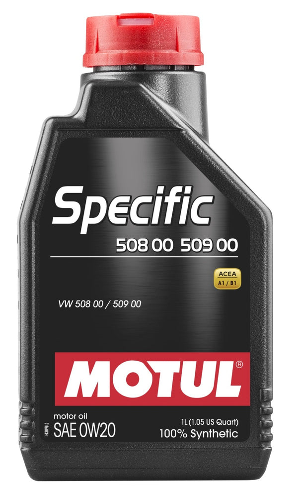Motul 1L OEM Synthetic Engine Oil SPECIFIC 508 00 509 00 - 0W20 - Bull Strap