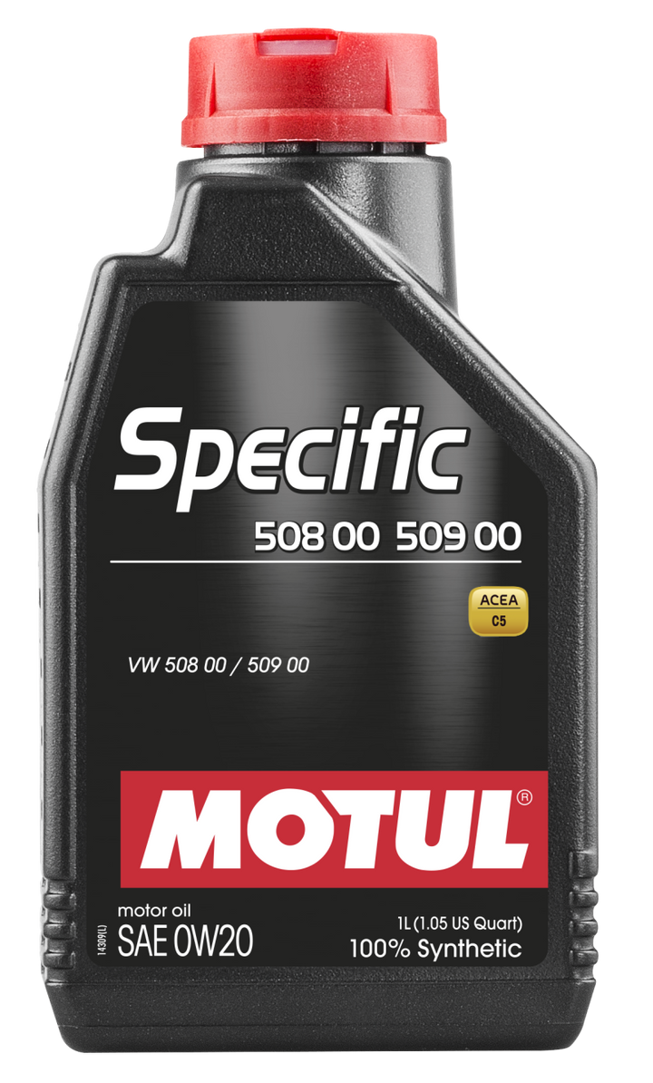 Motul 1L OEM Synthetic Engine Oil SPECIFIC 508 00 509 00 - 0W20 - Bull Strap