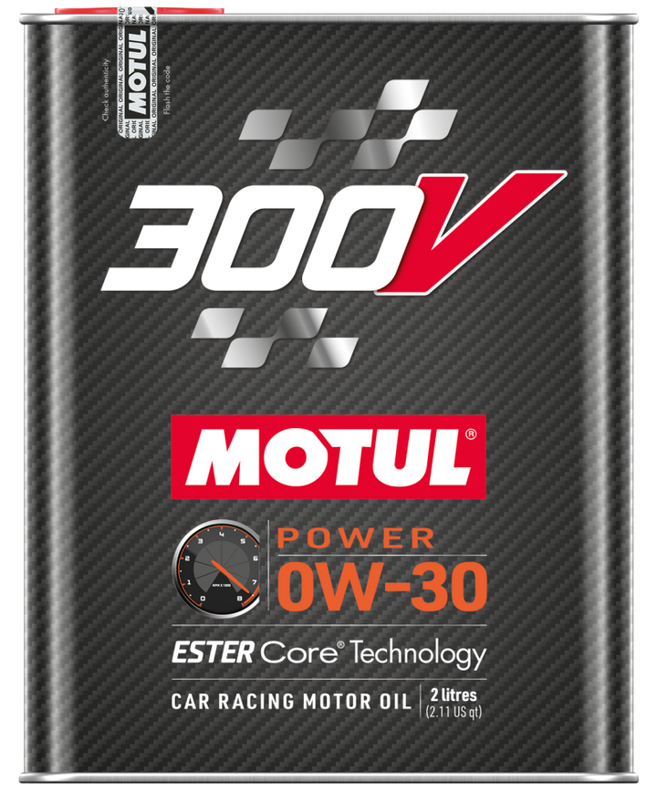 Motul 2L 300V Power 0W30 - Bull Strap